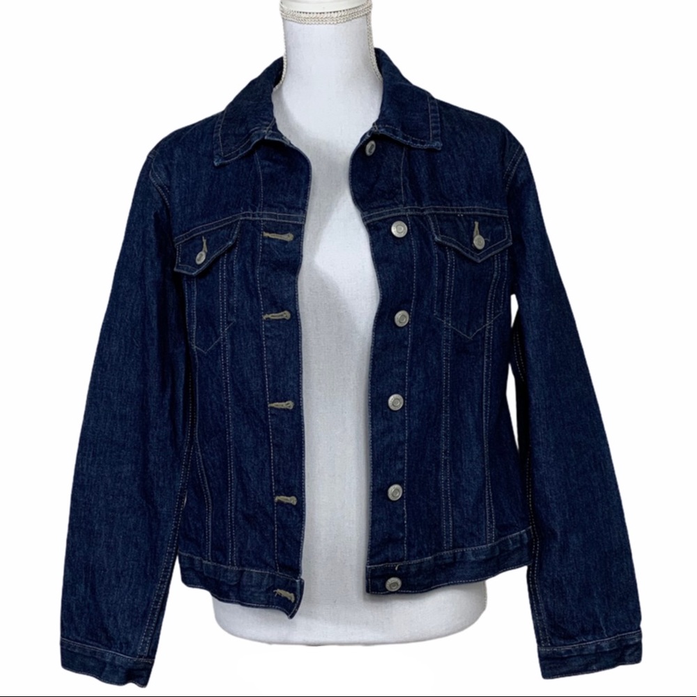 Gap Blue Denim Jacket, Side Medium - image 1